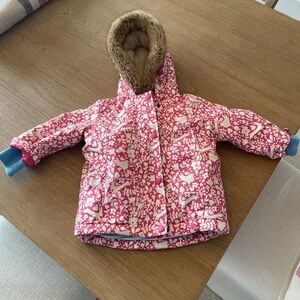 Baby Boden Pink Blue and Cream Jacket